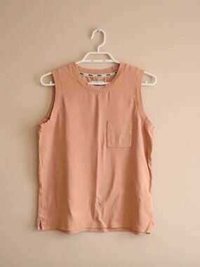 Madewell Small‎ Pink Women's Breeze Crew Muscle Tank Top